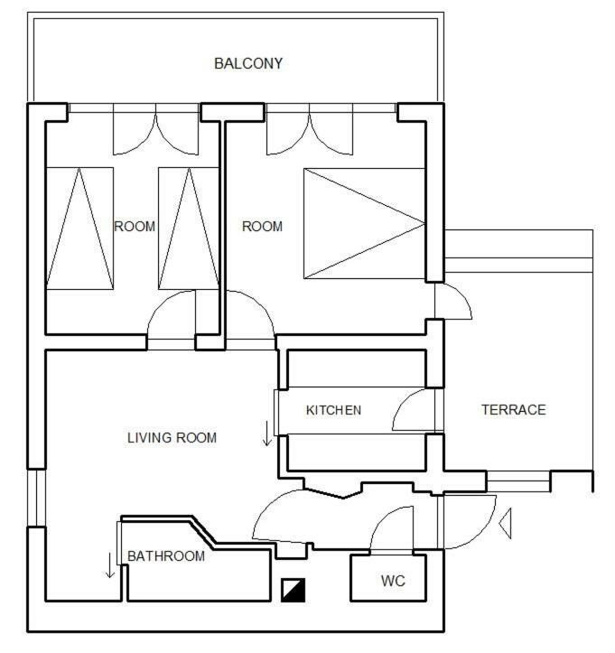 Apartment Center أوباتيا المظهر الخارجي الصورة